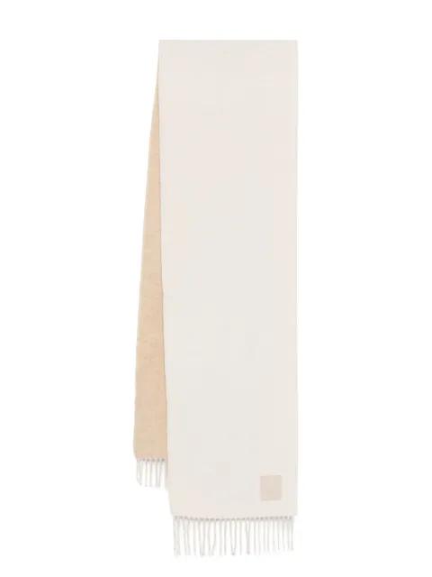 logo-patch scarf by LOEWE