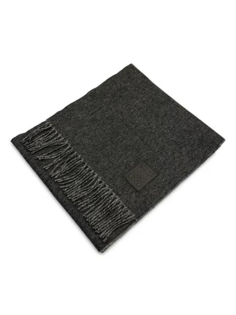 logo-patch scarf by LOEWE