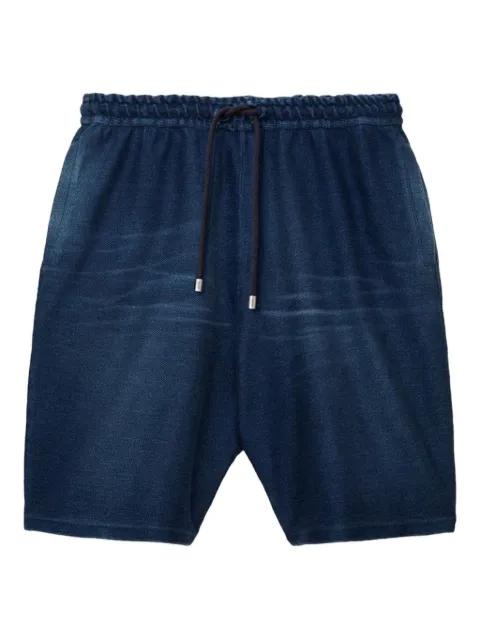 logo-patch shorts by LOEWE
