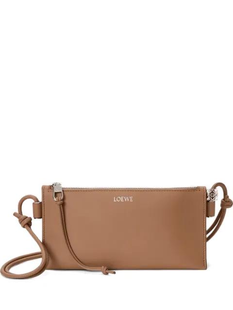 logo-print cross body bag by LOEWE