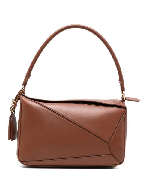 medium Featherlight Puzzle leather tote bag by LOEWE