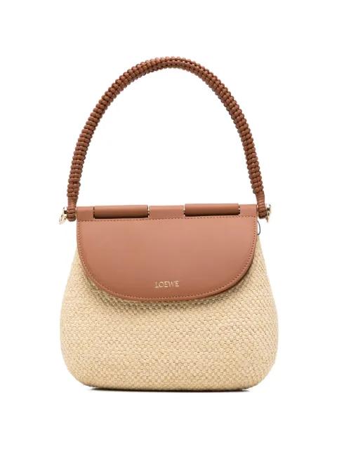 medium Pescador logo-detail tote bag by LOEWE