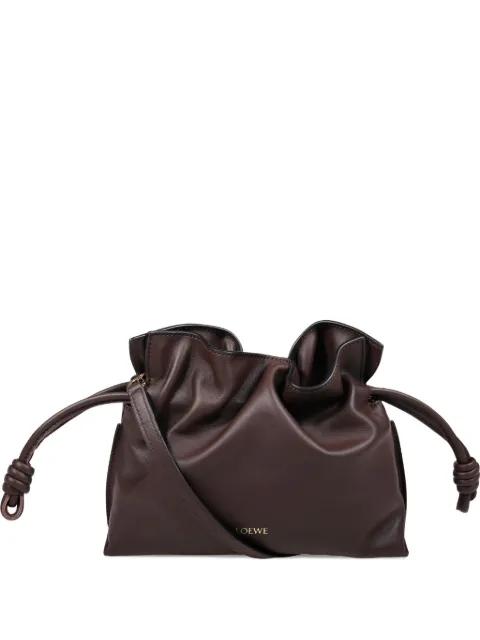 mini Flamenco leather clutch bag by LOEWE