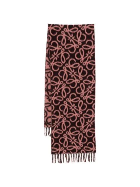 patterned scarf by LOEWE