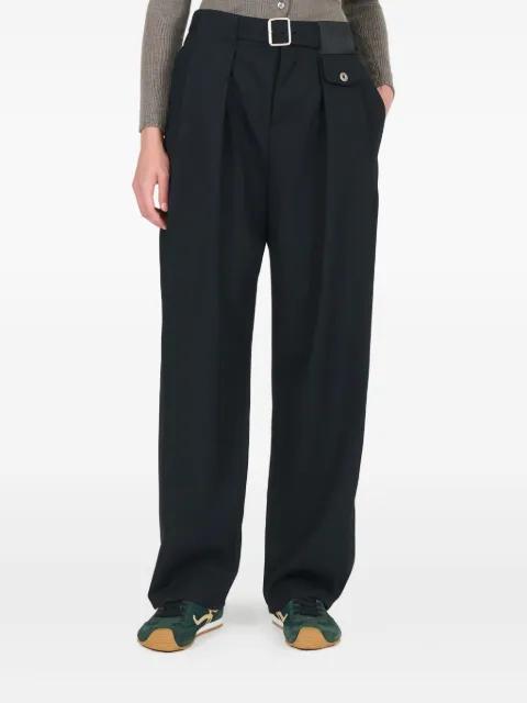 pleated belted pants by LOEWE