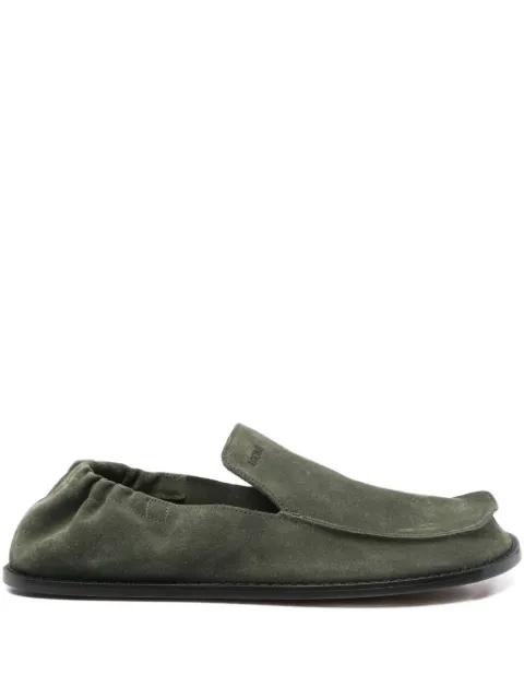 round-toe suede loafers by LOEWE