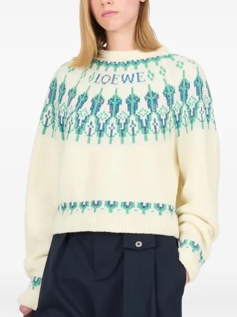 sequin-embellished sweater by LOEWE