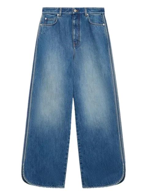 side slit wide jeans by LOEWE