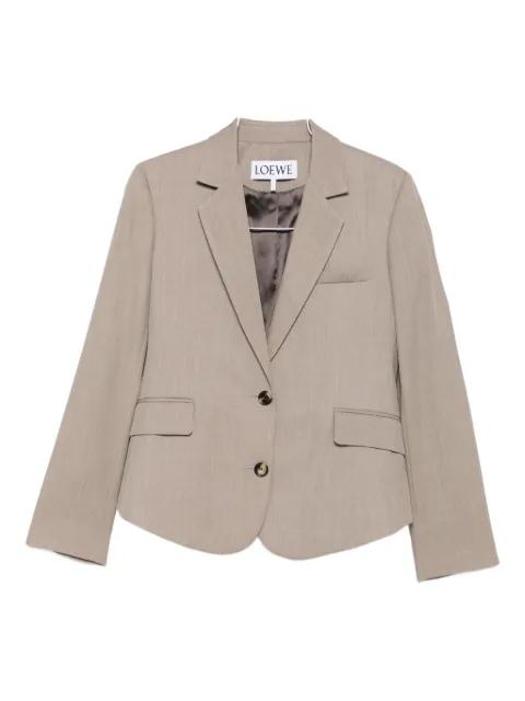 single-breasted wool blazer by LOEWE