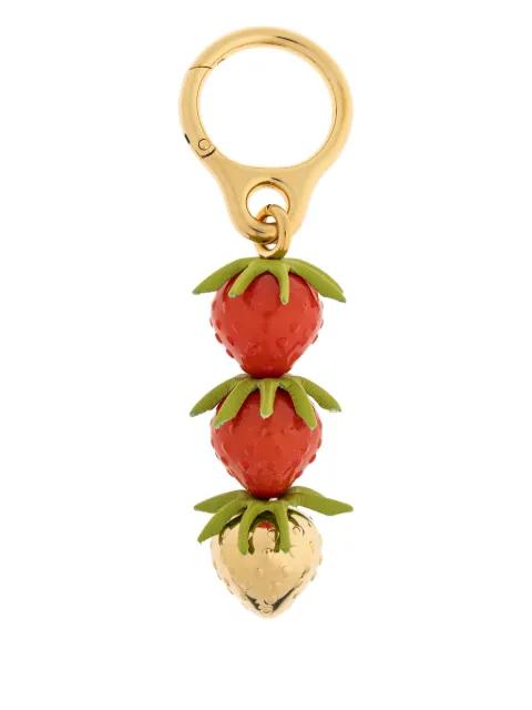 strawberry-motif charm by LOEWE