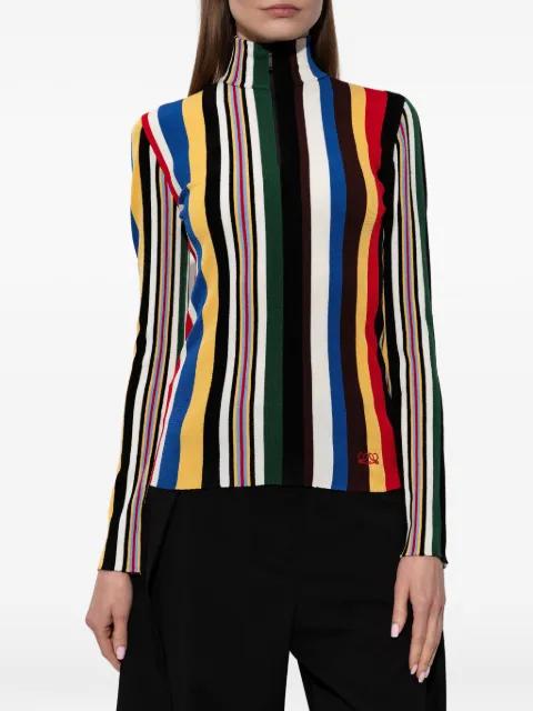 striped ribbed top by LOEWE