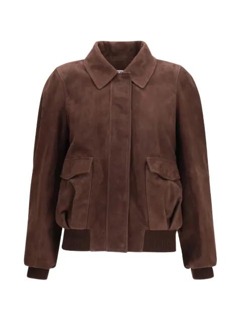 suede bomber jacket by LOEWE