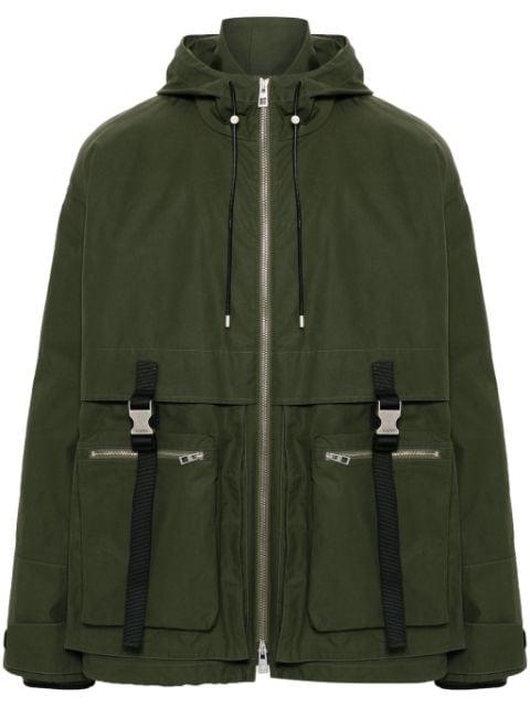 water-repellent hoodied parka by LOEWE
