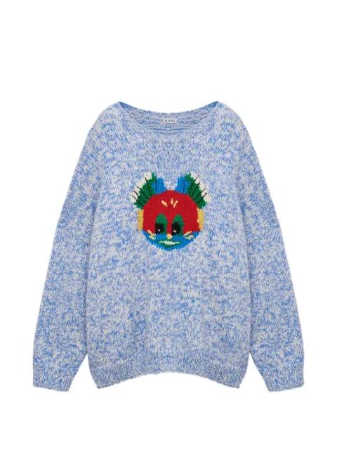 x Louis Wain crew-neck sweater by LOEWE