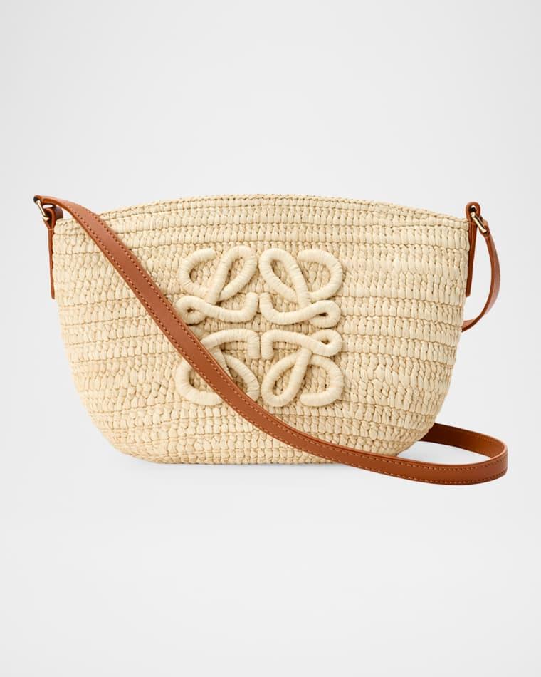 x Paula's Ibiza Eclipse Shoulder Bag in Raffia by LOEWE