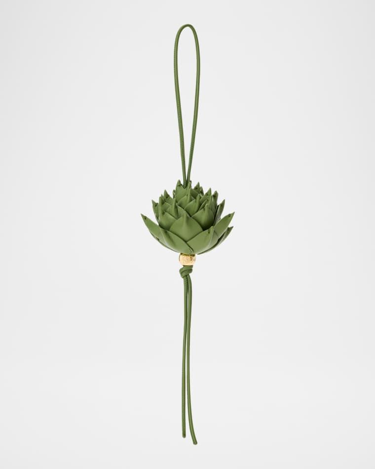 x Paula's Ibiza Leather Artichoke Bag Charm by LOEWE