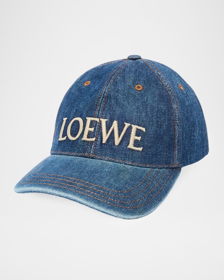 x Paula's Ibiza Men's Denim Logo Baseball Cap by LOEWE