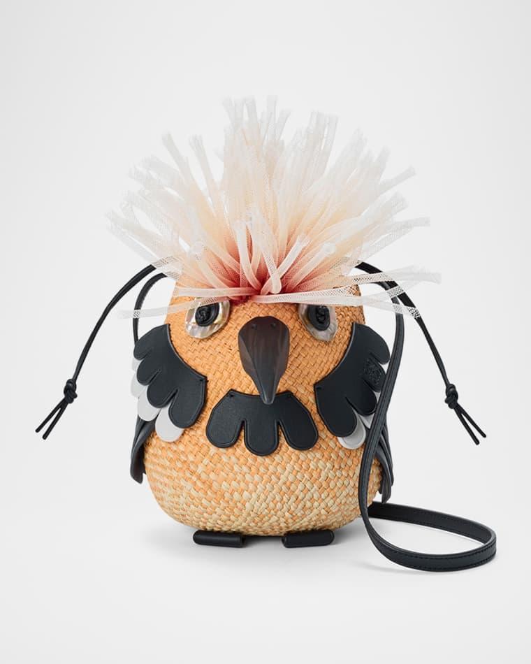 x Paula's Ibiza Woven Bird Crossbody Bag by LOEWE
