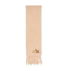 x Suna Fujita - Bunny mohair and wool scarf by LOEWE