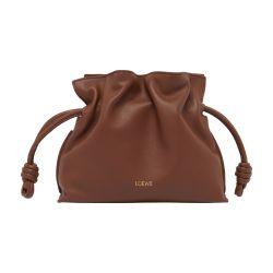 x Suna Fujita - Hamster Mini Flamenco nappa calf leather clutch by LOEWE