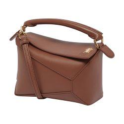 x Suna Fujita - Hamster Puzzle Edge classic calf leather mini bag by LOEWE