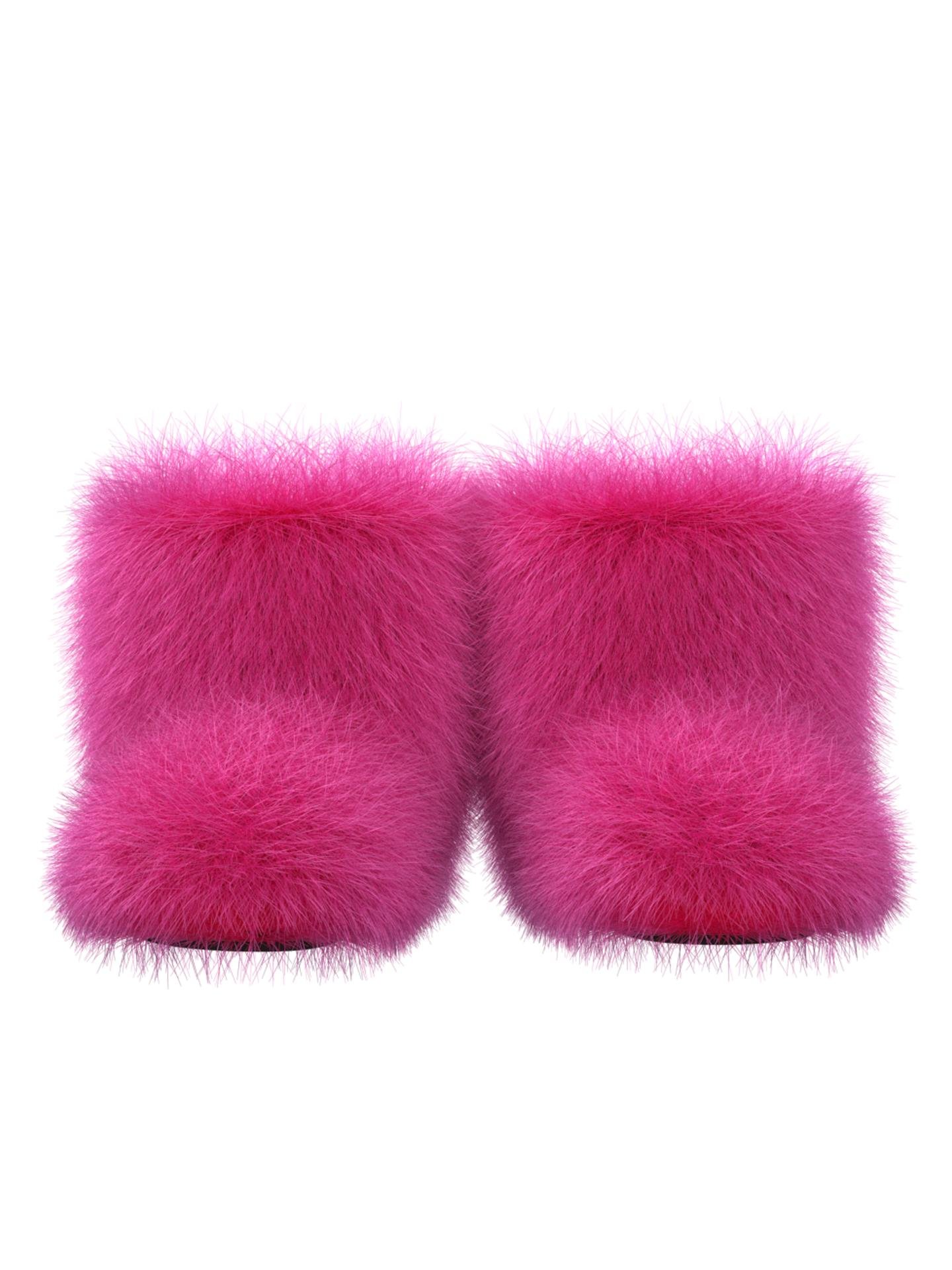 Pink Fur-tale Boots LOVE by LOFEDO