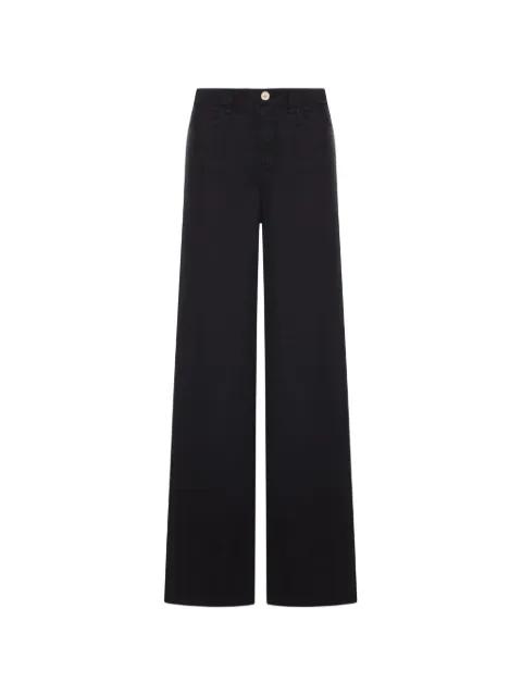 Marlene logo-patch belt-loop jeans by LOIS JEANS