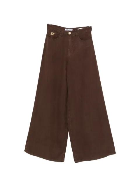 button wide-leg trousers by LOIS JEANS