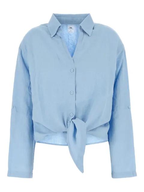 tie front blouse by LOIS JEANS