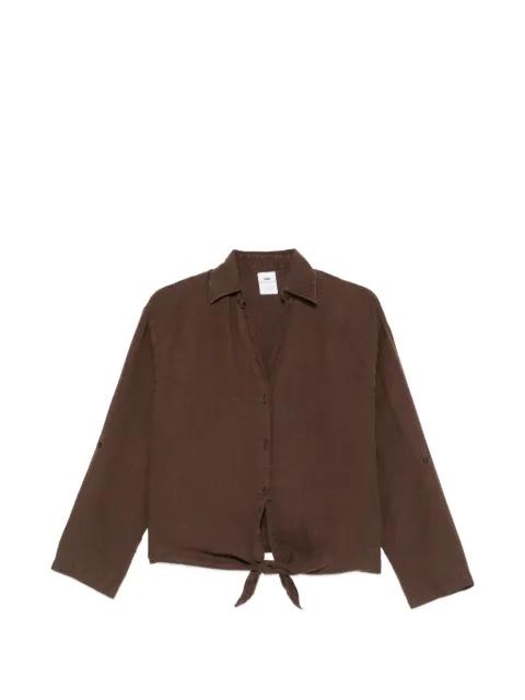 tie-front shirt by LOIS JEANS