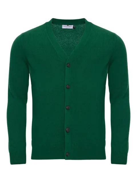 buttoned v-neck cardigan by LOJA DAS MEIAS