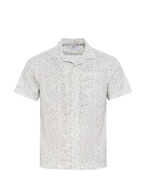 leaf-print camp-collar shirt by LOJA DAS MEIAS