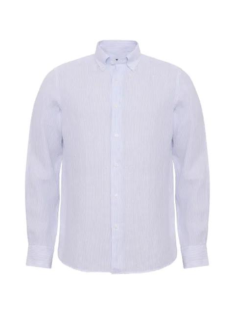 vertical-stripe button-down shirt by LOJA DAS MEIAS