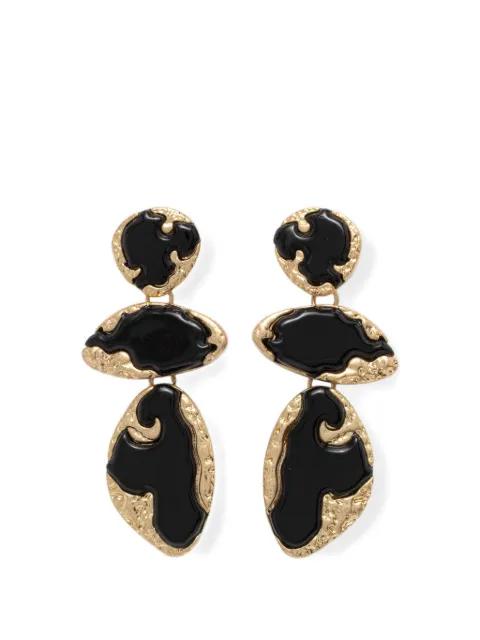 hammered-effect drop earrings by LOLA CASADEMUNT