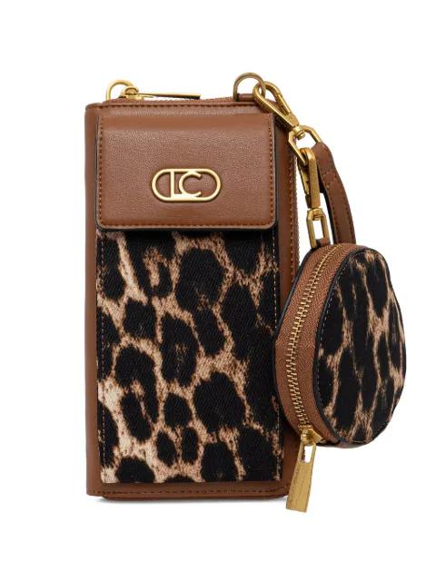 leopard-print logo-plaque wallet by LOLA CASADEMUNT