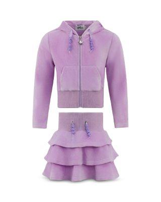 Girls' Lavender Velour Margot Set - Little Kid by LOLA + THE BOYS