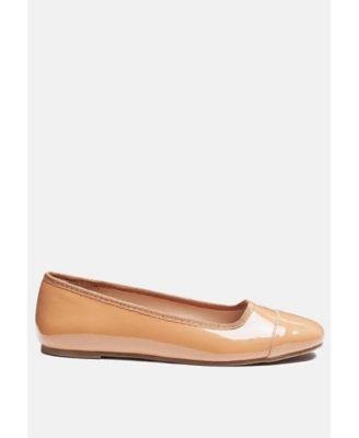 camella round toe ballerina flat shoes by LONDON RAG