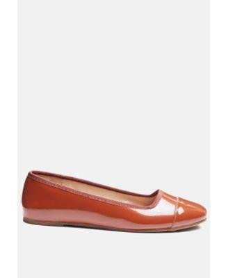 camella round toe ballerina flat shoes by LONDON RAG