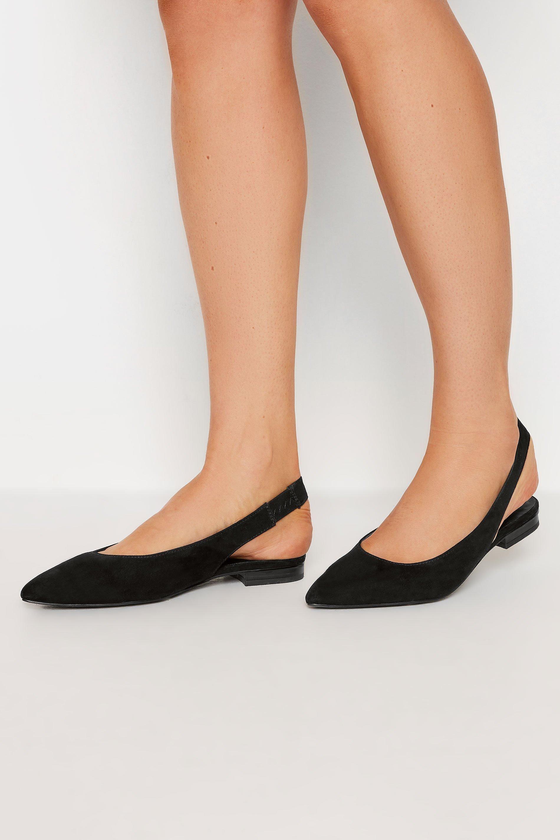 Slingback Point Pumps In Standard Fit by LONG TALL SALLY