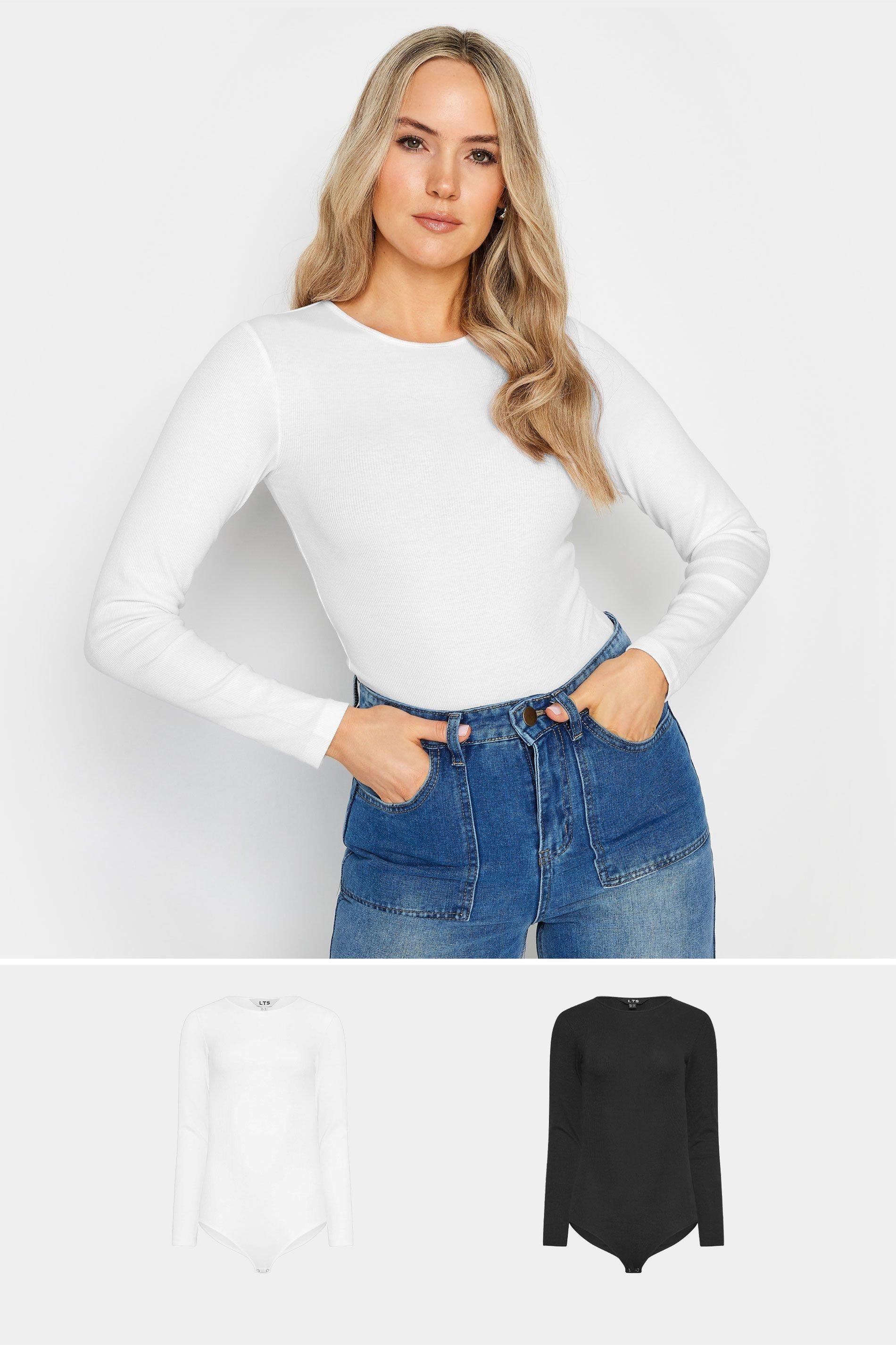Tall 2 Pack Long Sleeve Bodysuits by LONG TALL SALLY