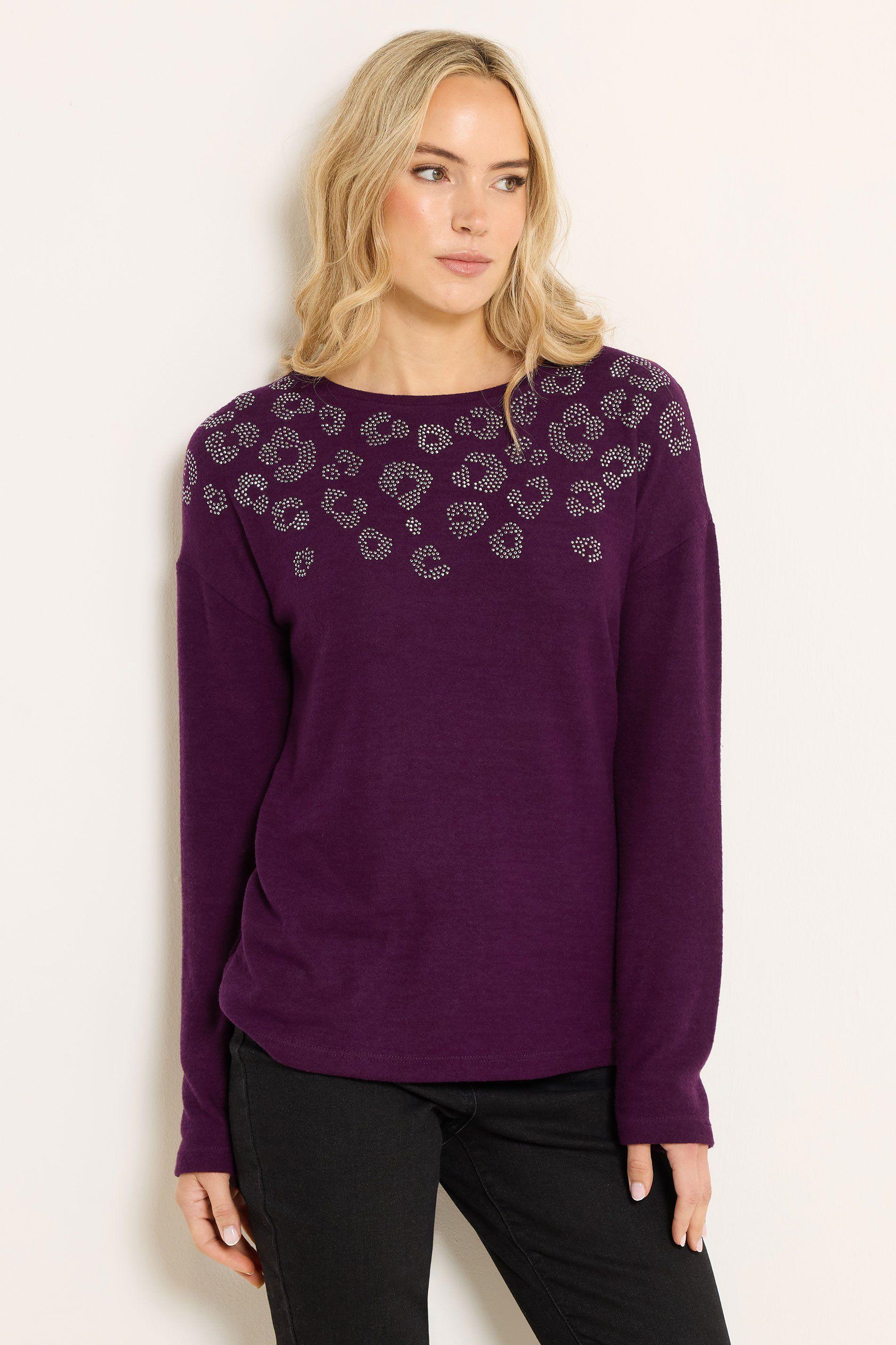 Tall Animal Embellished Jumper by LONG TALL SALLY
