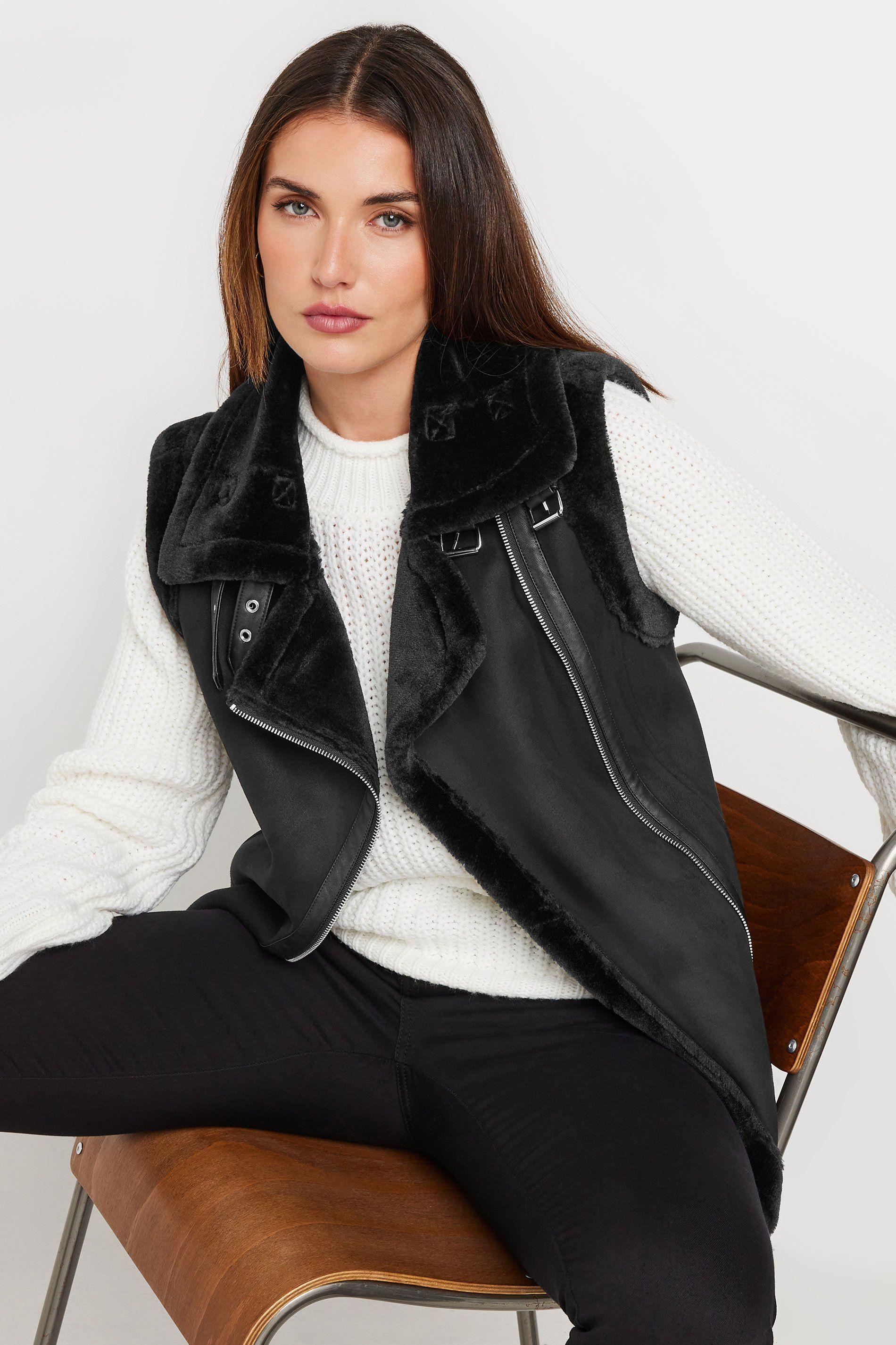 Tall Aviator Gilet Jacket by LONG TALL SALLY