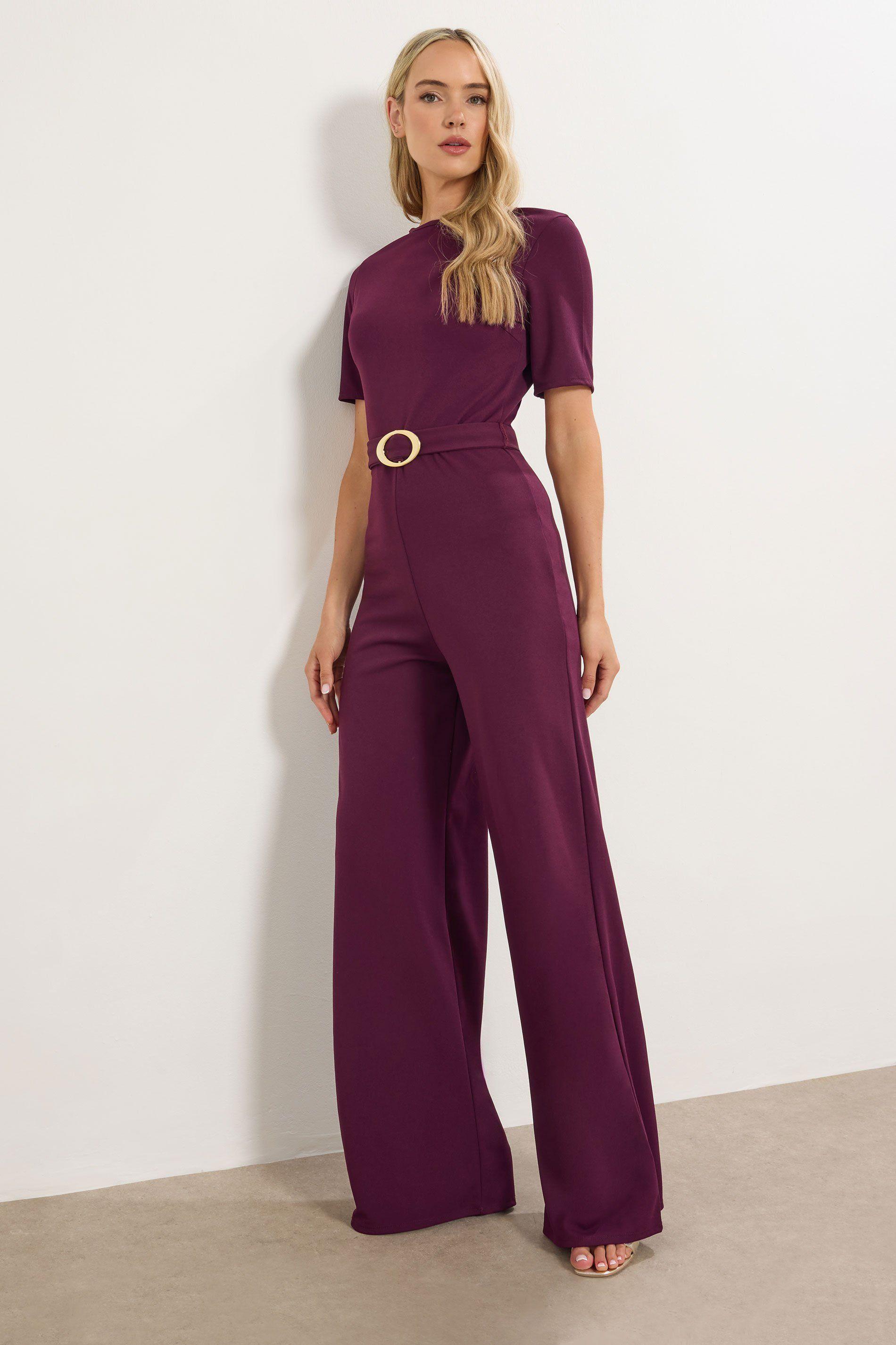 Tall Belted Jumpsuit by LONG TALL SALLY