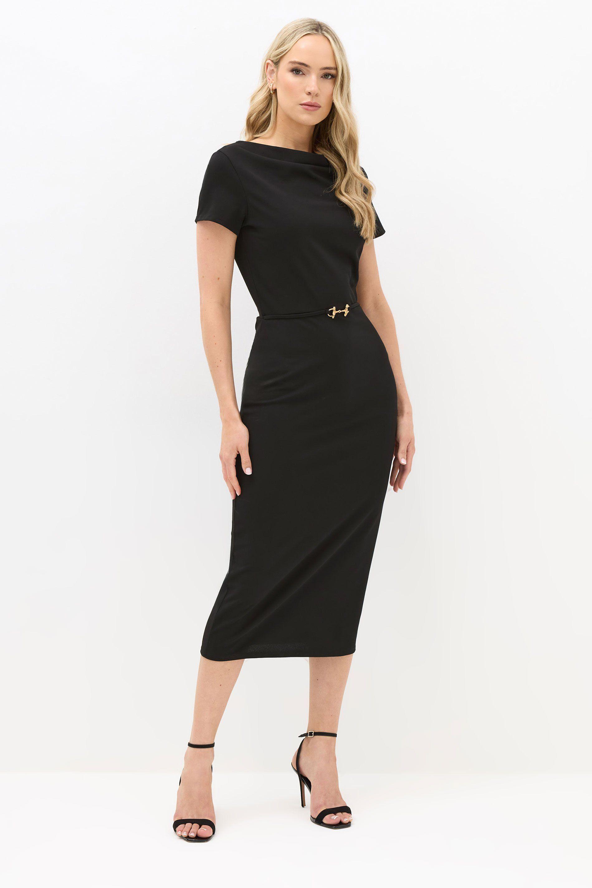 Tall Buckle Midi Dress by LONG TALL SALLY