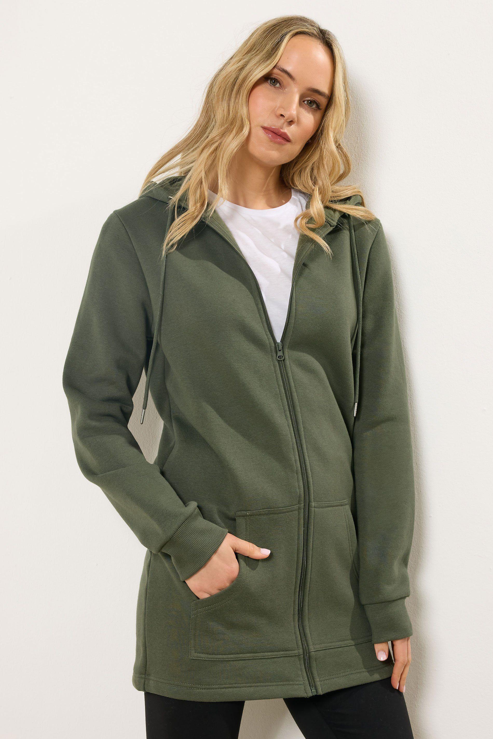 Tall Cotton Longline Hoodie by LONG TALL SALLY