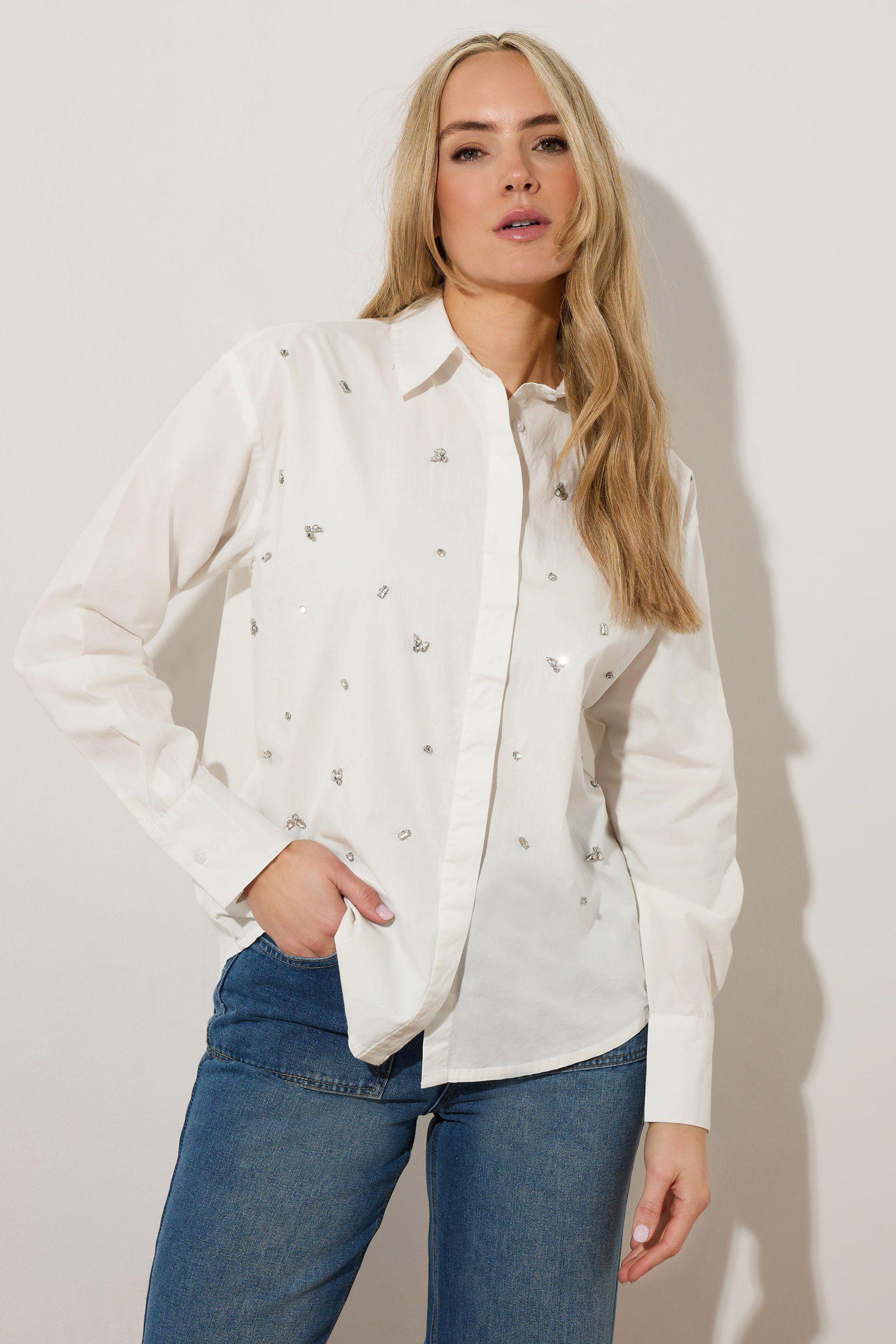 Tall Embellished Shirt by LONG TALL SALLY