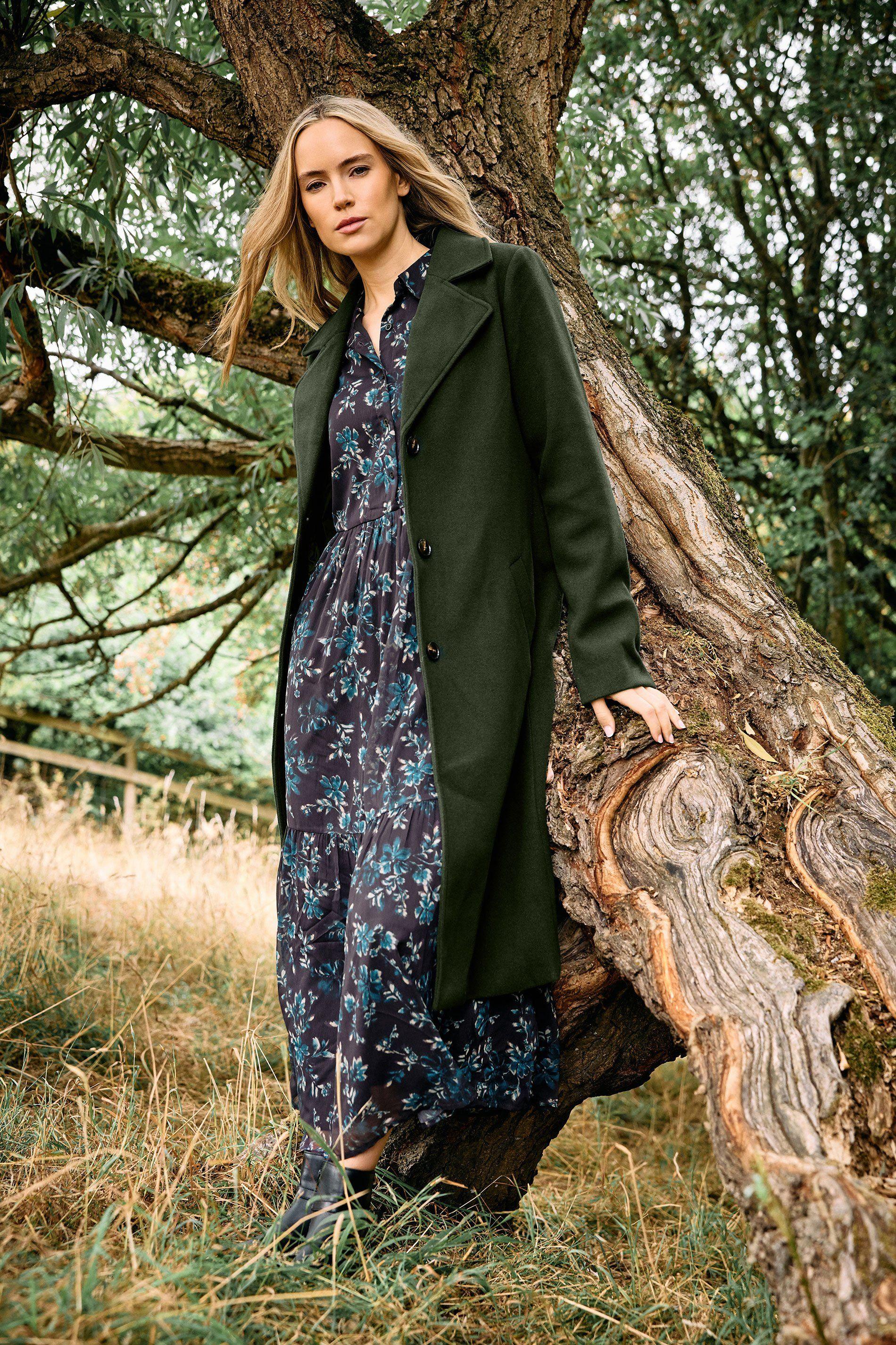 Tall Formal Midi City Coat by LONG TALL SALLY