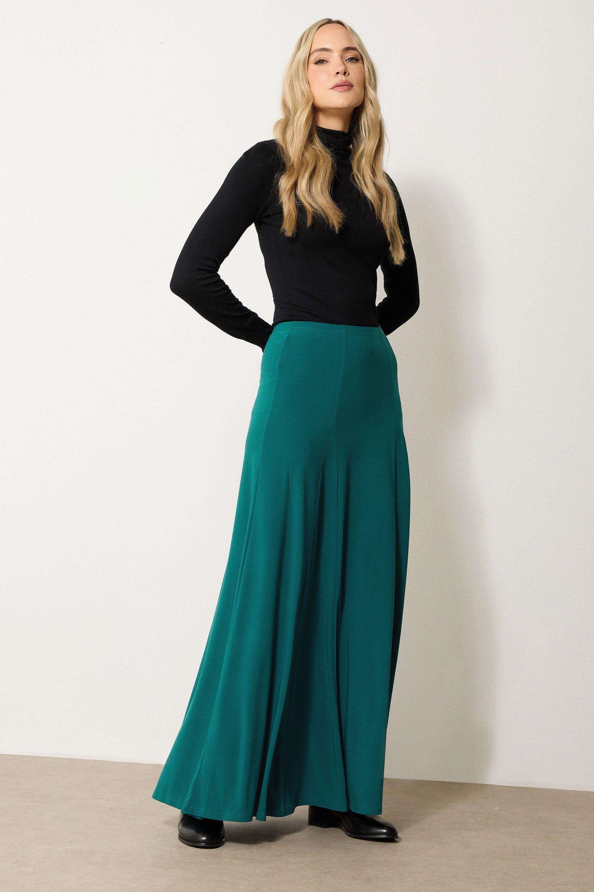 Tall Godet Maxi Skirt by LONG TALL SALLY