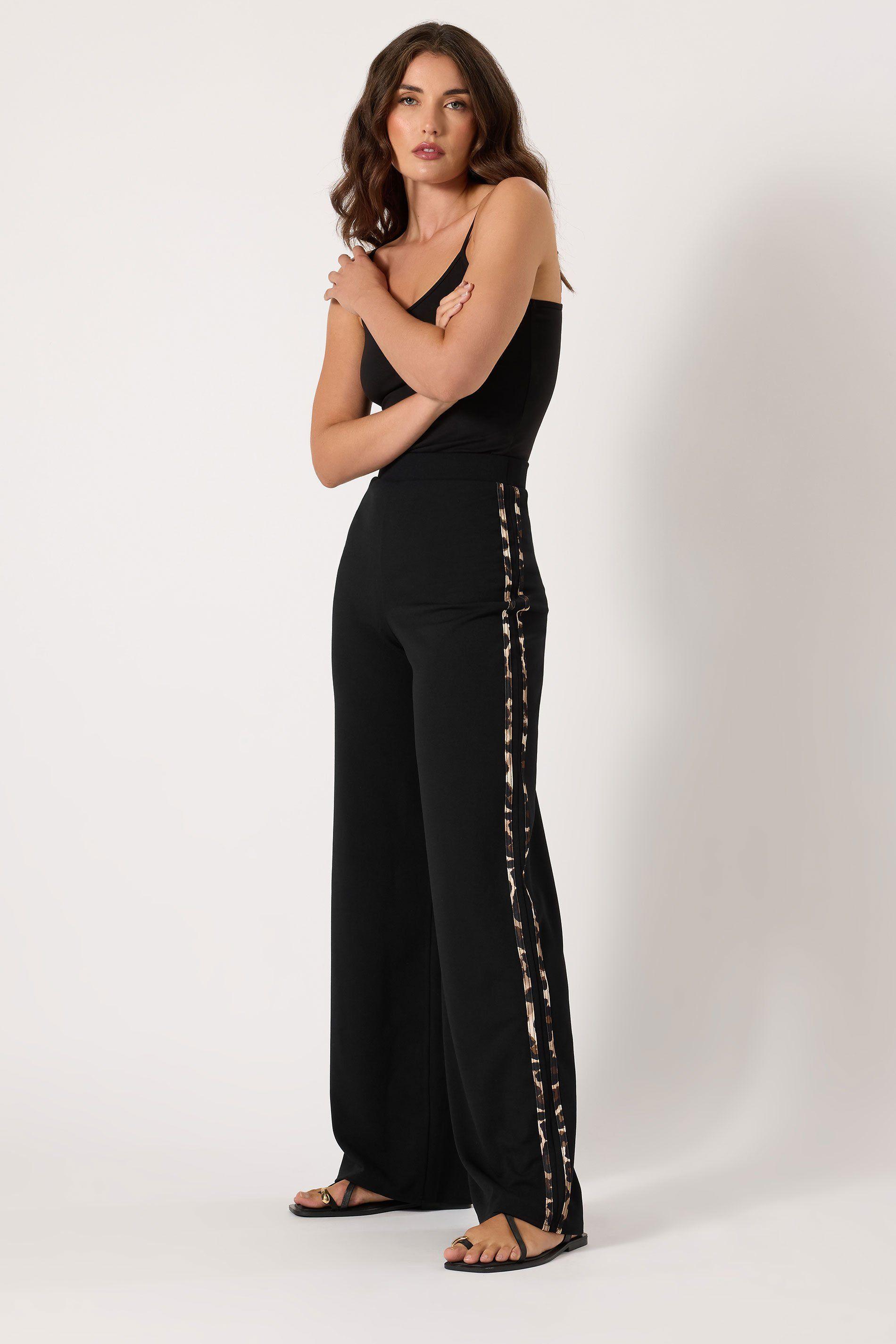 Tall Leopard Stripe Trousers by LONG TALL SALLY Tall Leopard Stripe Trousers by LONG TALL SALLY