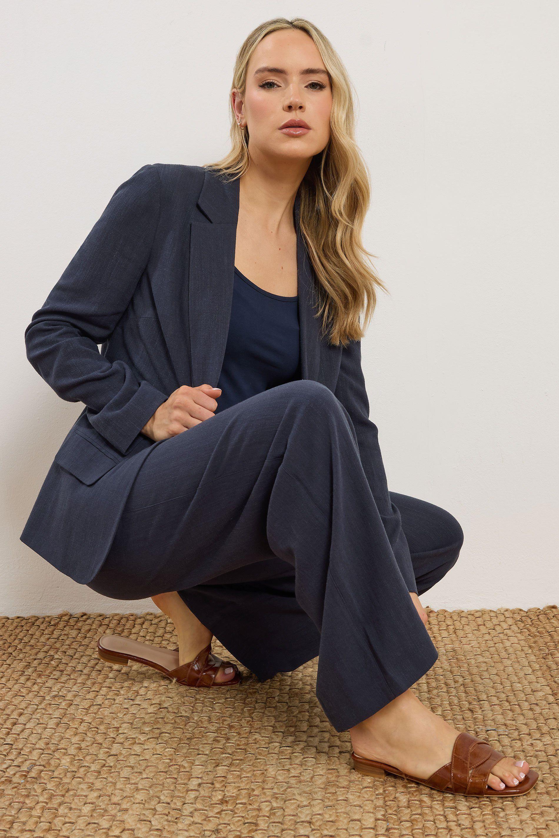 Tall Linen Blazer by LONG TALL SALLY